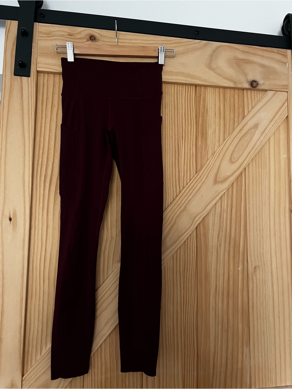 lululemon athletica Deep Burgundy High-Rise Ankle Leggings